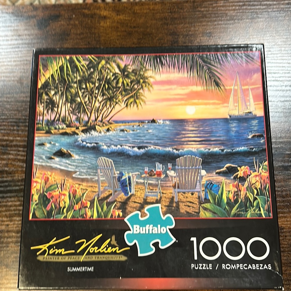 NIB 1000 piece Kim Norlien “Summertime” puzzle.